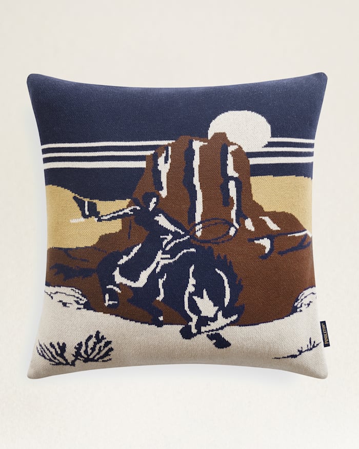 DESERT RIDER KNIT PILLOW